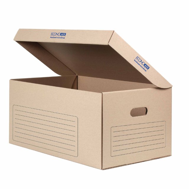 Короб для архівних боксів ECONOMIX (11575) 558х378х264мм.,коричневий